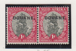 Zuid-Afrika Fiskale Zegel(revenue) Cat. J Barefoot: Douane-customs 34 Engelse+Afrikaanse Tekst(paar **) - Altri & Non Classificati