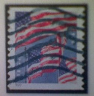 United States, Scott #5657-FORGERY, Used(o), 2022, Three Flags Definitive, (58¢) - Gebraucht