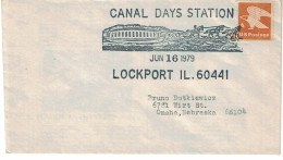 1979 - Cachet "CANAL DAYS STATION - LOCKPORT IL. 60441" - (Transpost Sur Rivière) - Brieven En Documenten