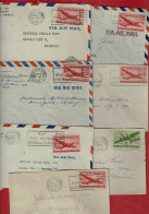 1946/1947 - 7 Enveloppes Expédiées De HAWAII - Tp N° 27 Et 33 - 2c. 1941-1960 Brieven