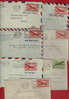 1946/1947 - 7 Enveloppes Expédiées De HAWAII - Tp N° 27 Et 33 - 2c. 1941-1960 Covers