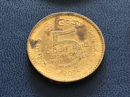 Münze Münzen Umlaufmünze Sri Lanka 5 Rupien 2009 - Sri Lanka