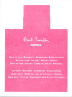 Carte Parfumée Double Face Parfum Paul Smith Women & Parfum Paul Smith Men En Superbe.Etat - Modernes (à Partir De 1961)