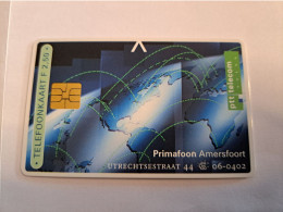 NETHERLANDS / FL 2,50- CHIP CARD / CKD 043 / PRIMAFOON AMERSFOORT /  ONLY 2145 EX   / PRIVATE  MINT  ** 16212** - GSM-Kaarten, Bijvulling & Vooraf Betaalde