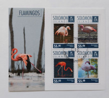 N° 2480 à 2483       Les Flamants - Oiseaux - Oblitérés - Islas Salomón (1978-...)