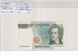 ITALIA  5000 LIRE BELLINI 1996 CAT 69D - 5000 Liras