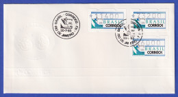 Brasilien ATM BRASILIANA'93 Offiz. FDC Mit Satz 11400-73200-186000 - Franking Labels