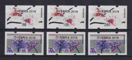 Österreich 2018 ATM Mi.-Nr. 54-55 ÖVEBRIA 2018 Je Satz  68-125-250 ** - Timbres De Distributeurs [ATM]