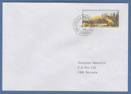 Zypern Amiel-ATM 1999 Mi-Nr. 3 Wert 0,11 Auf Adressiertem FDC - Other & Unclassified