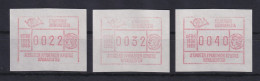 Griechenland: Frama-Sonder-ATM Heraklion1986 Mi.-Nr. 4.1w  Satz 22-32-40 ** - Timbres De Distributeurs [ATM]