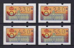 Schweden 1992 Klüssendorf ATM Mi.-Nr. 2 Satz 4 Werte 230-280-450-550 ** - Automatenmarken [ATM]