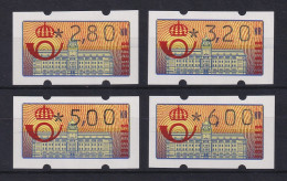 Schweden 1992 Klüssendorf ATM Mi.-Nr. 2 Satz 4 Werte 280-320-500-600 ** - Viñetas De Franqueo [ATM]
