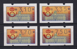 Schweden 1992 Klüssendorf ATM Mi.-Nr. 2 Satz 4 Werte 310-335-370-750 ** - Machine Labels [ATM]