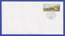 Zypern Amiel-ATM 1999  Mi-Nr. 4 Aut.-Nr. 003 Wert 0,31 Auf Blanco-FDC - Andere & Zonder Classificatie