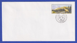 Zypern Amiel-ATM 1999 Mi-Nr. 4 Aut.-Nr.004 Wert 0,26 Auf Blanco-FDC  - Andere & Zonder Classificatie