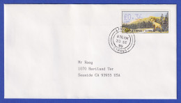 Zypern Amiel-ATM 1999 Mi-Nr. 4 Aut.-Nr.005 Wert 0,36 Auf FDC In Die USA - Sonstige & Ohne Zuordnung