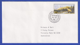 Zypern Amiel-ATM 1999 Mi-Nr. 4 Aut.-Nr.005 Wert 0,41 Auf FDC Nach Australien - Altri & Non Classificati