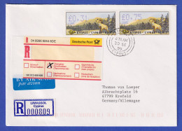 Zypern Amiel-ATM 1999 Mi-Nr. 4 Aut.-Nr.005 Werte 0,31 Und 0,75 Auf R-FDC Nach D - Other & Unclassified