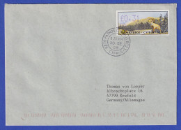 Zypern Amiel-ATM 1999 Mi-Nr. 4 Aut.-Nr.006 Wert 0,31 Auf FDC Nach D - Autres & Non Classés