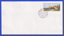 Zypern Amiel-ATM 1999 Mi-Nr. 4 Aut.-Nr.006 Wert 0,26 Auf Blanco-FDC - Other & Unclassified