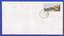 Zypern Amiel-ATM 1999 Mi-Nr. 4 Aut.-Nr.006 Wert 0,41 Auf Blanco-FDC - Other & Unclassified