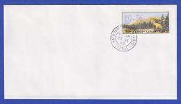 Zypern Amiel-ATM 1999 Mi-Nr. 4 Aut.-Nr.006 Wert 0,36 Auf Blanco-FDC - Autres & Non Classés