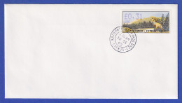 Zypern Amiel-ATM 1999 Mi-Nr. 4 Aut.-Nr.006 Wert 0,31 Auf Blanco-FDC - Andere & Zonder Classificatie