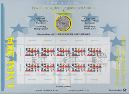 Bundesrepublik Numisblatt 2/2004 EU-Erweiterung Mit 10-Euro-Silbermünze - Sammlungen