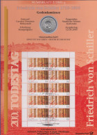 Bundesrepublik Numisblatt 2/2005 Friedrich Schiller Mit 10-Euro-Silbermünze - Collezioni