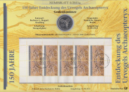 Bundesrepublik Numisblatt 5/2011 Archaeopteryx Mit 10-Euro-Gedenkmünze - Collections