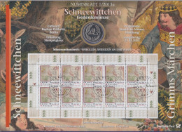 Bundesrepublik Numisblatt 1/2013 Märchen Schneewittchen Mit 10-Euro-Gedenkmünze - Verzamelingen