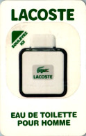 Carte Parfumée Parfum Lacoste Eau De Toilette Pour Homme Crocodile Coccodrillo Cocodrilo En TB.Etat - Modern (from 1961)