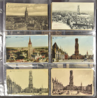 Oost- En West-Vlaanderen, W.o. Kust En Brugge En Oost-Vlaanderen, Vooral Gent, In 3 Moderne Albums (+400 Stuks) - Collections & Lots