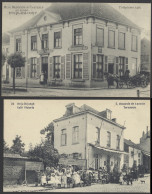 Oude Kaarten, W.o. Evergem, Tervuren, Winkel Peruwelz, Enz. (8 Stuks) - Verzamelingen & Kavels