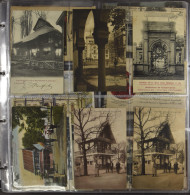 1905 Expo Luik Met Enkele Diptieken En Triptieken In 3 Moderne Albums (+600 Stuks) - Colecciones Y Lotes