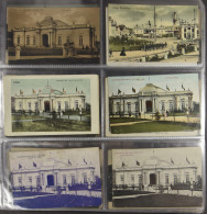 1905 Expo Luik, Mooie Samenstelling In 3 Moderne Albums (+500 Stuks) - Sammlungen & Sammellose