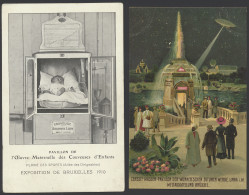 1910 Expo Brussel, Oude Kaarten, W.o. Betere, Ook 2 ZK-boekjes (218 Stuks) - Collections & Lots
