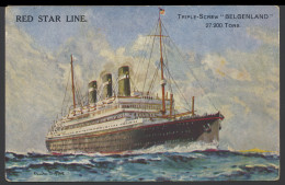 Scheepvaart : Red Star Line (3 Stuks) - Autres & Non Classés