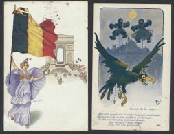 Militaire Fantasie, W.o. Spotkaarten (4 Stuks) - Other & Unclassified