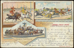 Circus, Litho's Barnum & Bailey Limited, Verschillende Paarden Disciplines (1 Stuk) - Otros & Sin Clasificación