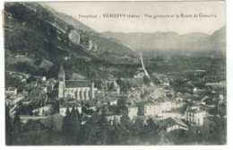 Dauphiné. Voreppe (Isère). Vue Générale Et La Route De Grenoble - Voreppe