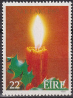 1985 Republik Irland ° Mi:IE 583, Sn:IE 649, Yt:IE 586, Lighted Candle And Holly, Weihnachten - Christmas - Oblitérés