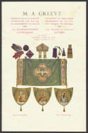 CATALOGI: Kerkgewaden En Sierraden Leverancier M.A. Greeve, Paardenmarkt 123, Antwerpen (3 Dezelfde) - Autres & Non Classés