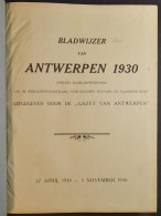 Antwerpen Tentoonstelling 1930, Van Gazet Van Antwerpen (nr 1/135), In 3 Ingebonden Delen. - Other & Unclassified