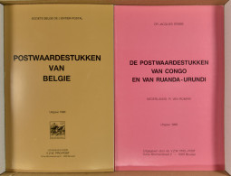 België, Congo En R.U., 4 Uitgaven Van Pro Post, Postwaardestukken Van Congo En Ruanda-Urundi, Prefilatelistische Postmer - Sonstige & Ohne Zuordnung