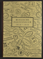 Rusland, 5 Naslagwerken W.o. Russische Postcensuur (2x), Poststempels St.-Petersburg 1766/1914, Russische Stempels, Zm - Otros & Sin Clasificación