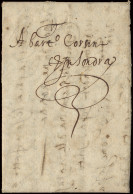 1598 Voorloper Van 14/5/1598 Vanuit Antwerpen Van Carlo Lanfranchi Voor Een Bankier Bartolomeo Corsimi Te Londen, Postdi - 1621-1713 (Pays-Bas Espagnols)