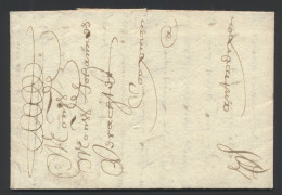 1680 Voorloper Met Inhoud, Vanuit Haarlem ( Geert De Wilde ) Naar Antwerpen, Mooie Manuscript Links Onder, Zm - 1621-1713 (Países Bajos Españoles)