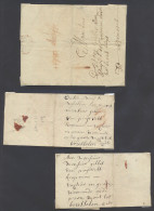 Lotje Voorlopers, 1753 Van Zele Naar Brussel, 2 Bodebrieven (1751-1754), 2 Brieven Van 1791, Zm - 1714-1794 (Pays-Bas Autrichiens)