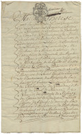 Tielrode, Historisch Document, Pastoor Jean Baptiste Van Den Steene, Verdeling: 2935 Florins, Vermelding Abdij Lobbes, E - 1714-1794 (Paises Bajos Austriacos)